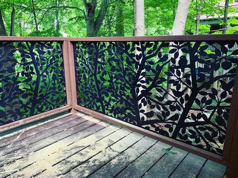 decorative metal fence panels